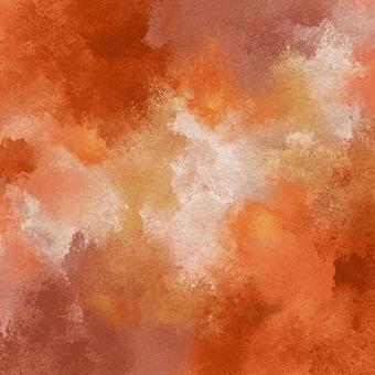 手描き感のあるオレンジ色のグラデーション 手描き感のあるオレンジ色のグラデーションの写真