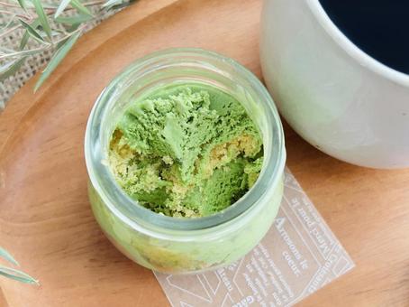 グリーンミニパフェ パフェ,アイス,抹茶の写真素材