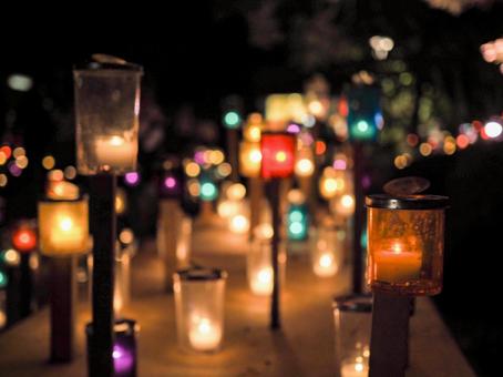 Photo, candle, candle night, night, 