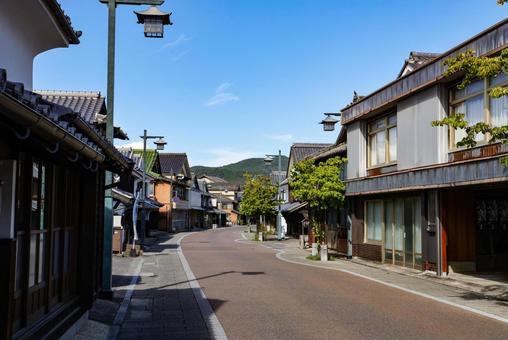 旧長崎街道 塩田宿の街並み 旧長崎街道 塩田宿の街並み 塩田,旧長崎街道,街並みの写真素材