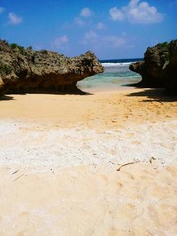 Private beach, okinawa, beach, beach, JPG