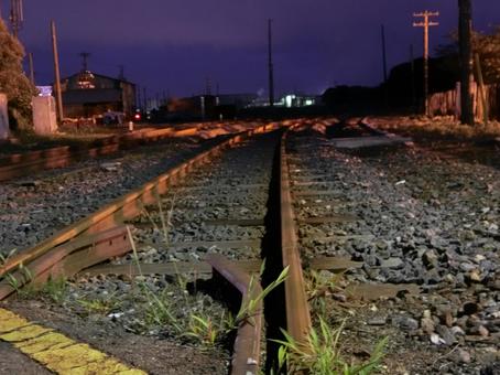 夜に続く道 夜に続く道の写真