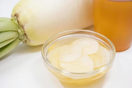 はちみつ大根 はちみつ大根,ハチミツ,民間療法の写真素材