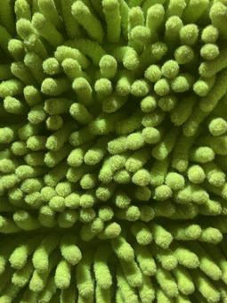 緑のほこり取り　ハンディモップ ほこり取り,ハンディモップ,モップの写真素材