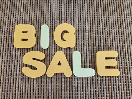 BIGSALEの告知 BIGSALEの告知の写真