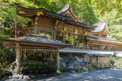 京都 貴船神社 本宮 本殿と拝殿 京都 貴船神社 本宮 本殿と拝殿 貴船神社,貴船,神社の写真素材