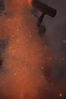 Photo, summer, fireworks, hand fireworks, 