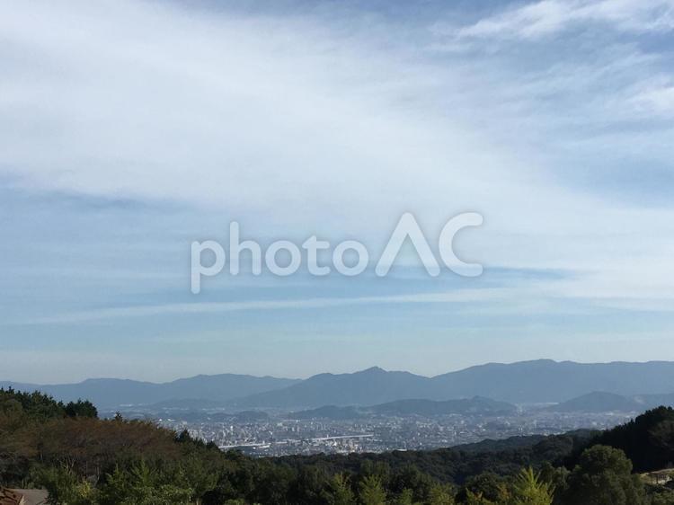 秋の風景 秋,山,遠景の写真素材
