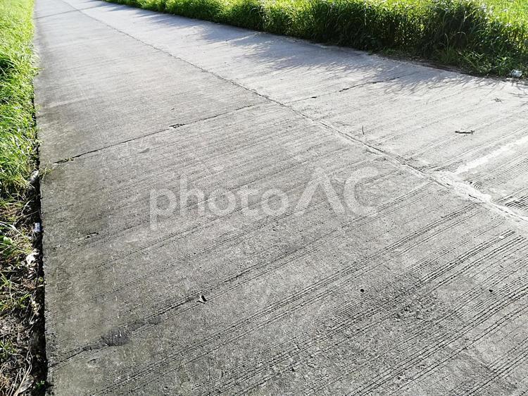 フィリピンのコンクリート舗装 フィリピン,philippines,コンクリートの写真素材