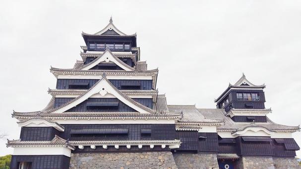 【熊本県】熊本城 【熊本県】熊本城 熊本,城,熊本城の写真素材