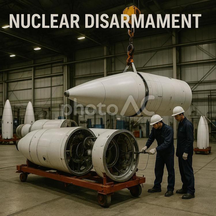 核兵器解体作業（弾頭分離） 核兵器,解体,弾頭の写真素材