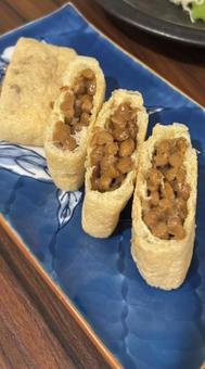 納豆薄揚げ包み 納豆薄揚げ包み 納豆,薄揚げ,包みの写真素材