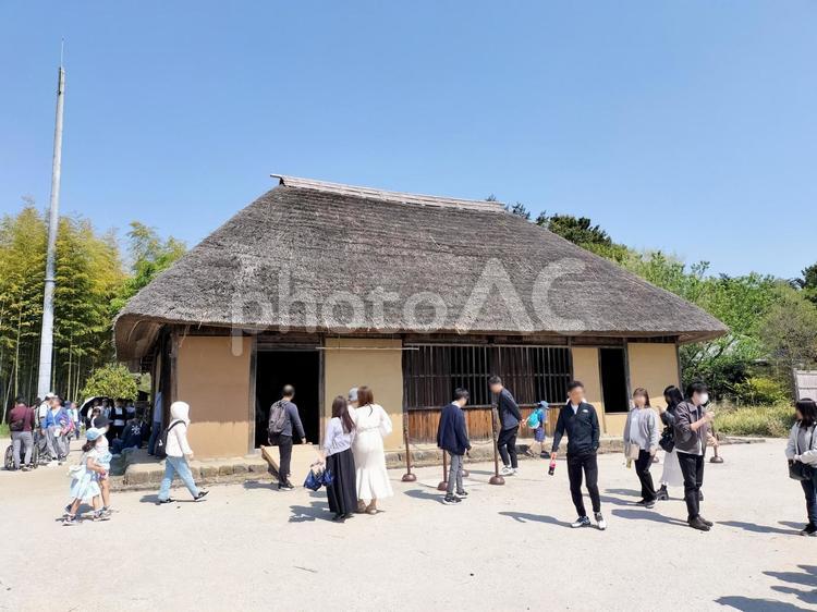 ひたち海浜公園　旧土肥家住宅(主屋) 国営ひたち海浜公園,古民家,旧土肥家住宅の写真素材