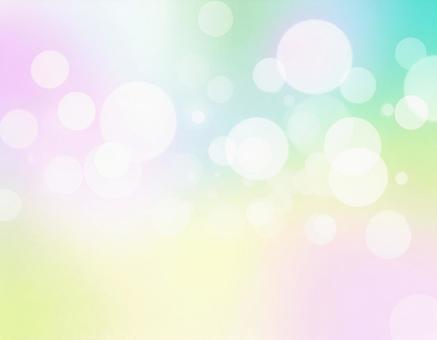 パステルカラーのバブルのキラキラした壁紙の写真