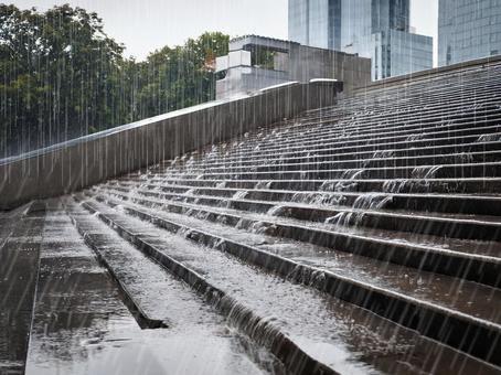 大雨の階段_AS000021 大雨の階段_AS000021の写真