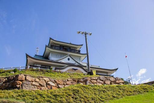 小牧城 小牧山城,小牧城,小牧市歴史館の写真素材