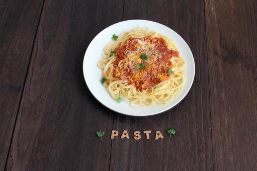 トマトソースのスパゲッティ トマトソースのスパゲッティ スパゲッティ,パスタ,トマトソースの写真素材