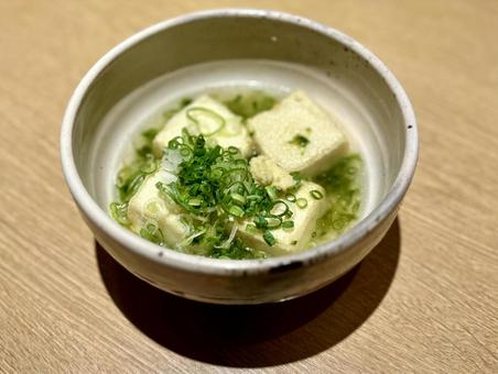 越後豆腐の揚げ出し 越後豆腐の揚げ出しの写真