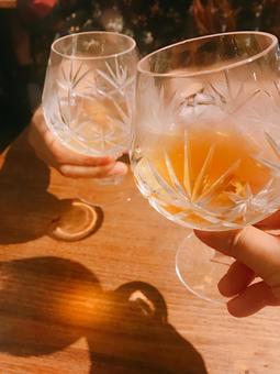 デザートワイン デザートワイン ワイン,デザートワイン,リフレッシュの写真素材