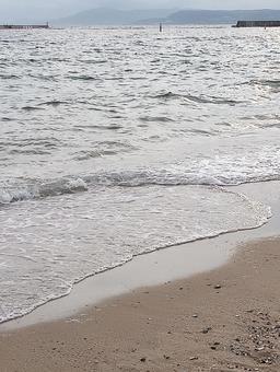 波打ち際 海,波,波打ち際の写真素材