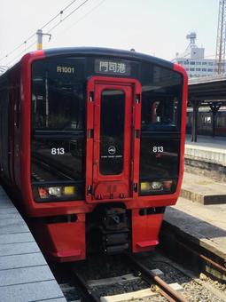 Photo, door of the port, kagoshima main line, jr, 