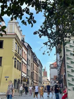 ワルシャワの街並み ワルシャワの街並み ワルシャワの街並み,warsaw,polandの写真素材
