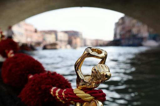 ベネチア　ゴンドラ ゴンドラ,ベネチア,イタリアの写真素材