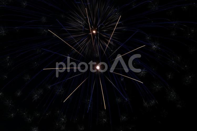 夏の夜を彩る打ち上げ花火 打ち上げ花火,花火,夏の写真素材