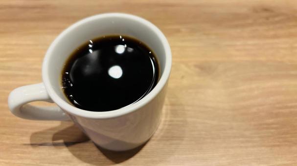 テーブル上のコーヒー、コピースペース 珈琲,カフェ,カップの写真素材
