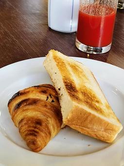 朝食 朝食,朝ごはん,ブレッドの写真素材