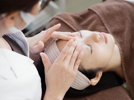 Facial beauty treatment image, चेहरे, चेहरा, महिला, JPG