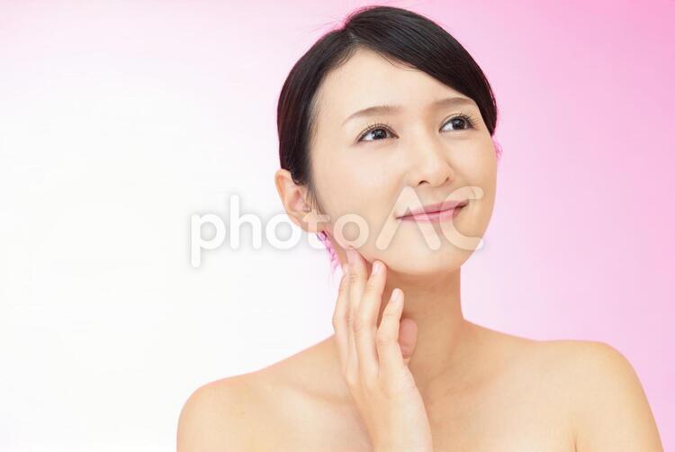 美容　スキンケアイメージ 美容,女性,人物の写真素材