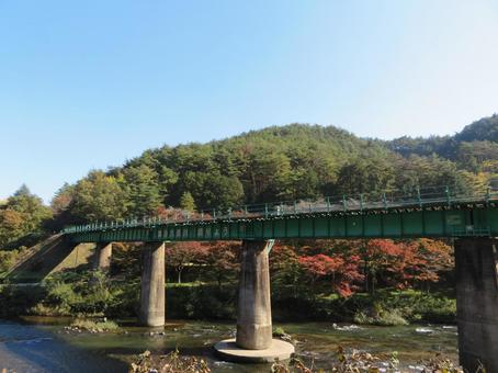 水郡線第9久慈川橋りょう 水郡線第9久慈川橋りょう 水郡線,鉄橋,橋梁の写真素材