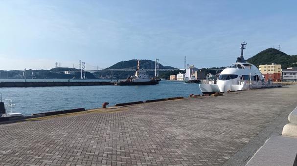 門司港と関門海峡 門司港と関門海峡の写真