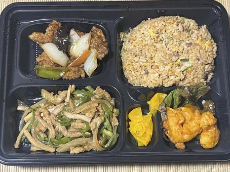 中華弁当 中華弁当 弁当,お弁当,テイクアウトの写真素材