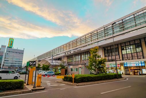 【兵庫】姫路駅の風景 兵庫,姫路,姫路駅の写真素材