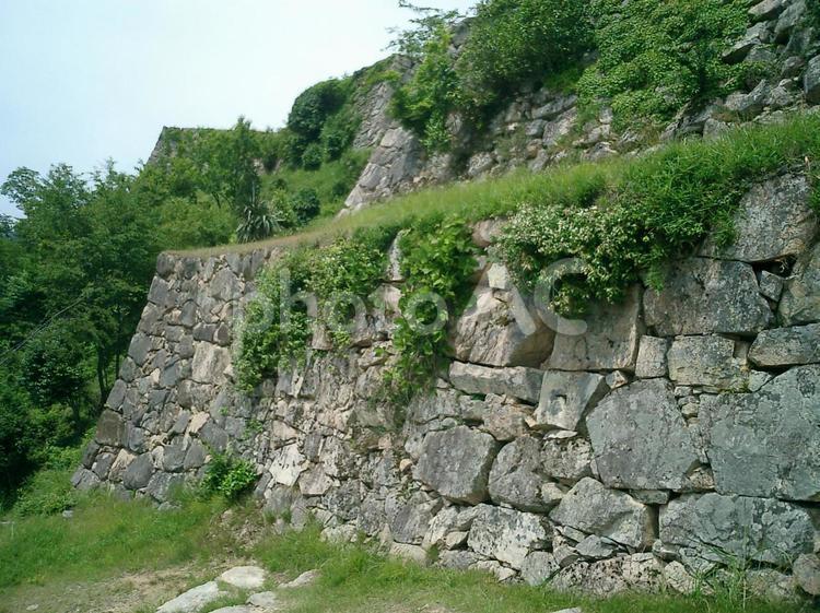 竹田城三の丸 竹田城の写真素材