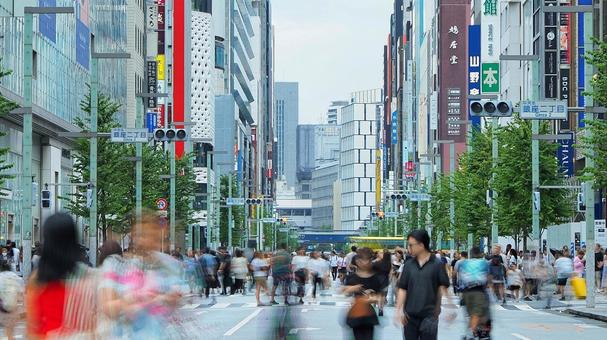 銀座中央通り 銀座中央通りの写真