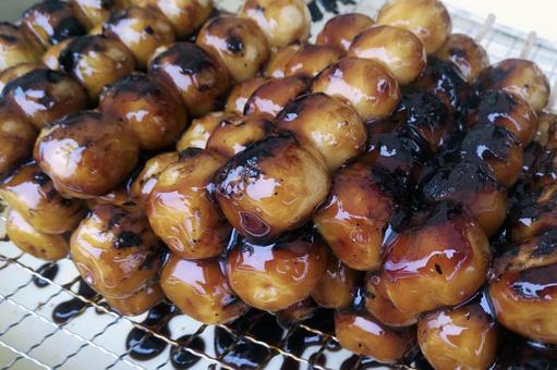 みたらし団子8 みたらし団子,米,団子の写真素材