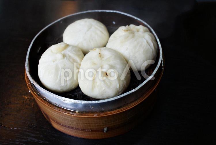 中国の肉まん（包子） 肉まん,包子,飲茶の写真素材