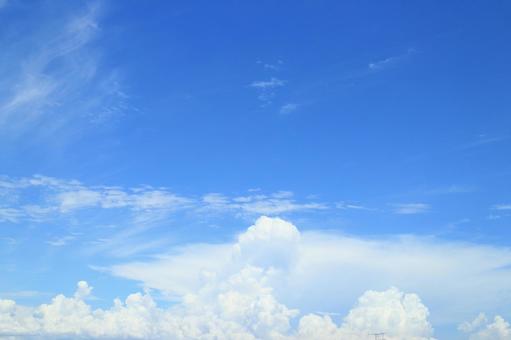 【空の写真】青空と雲 【空の写真】青空と雲の写真
