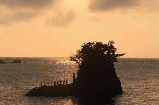 西伊豆町の夕景 西伊豆町の夕景の写真