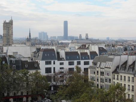 フランスのパリ、モンパルナスタワーの風景 フランスのパリ、モンパルナスタワーの風景 パリ中心部,展望,風景の写真素材