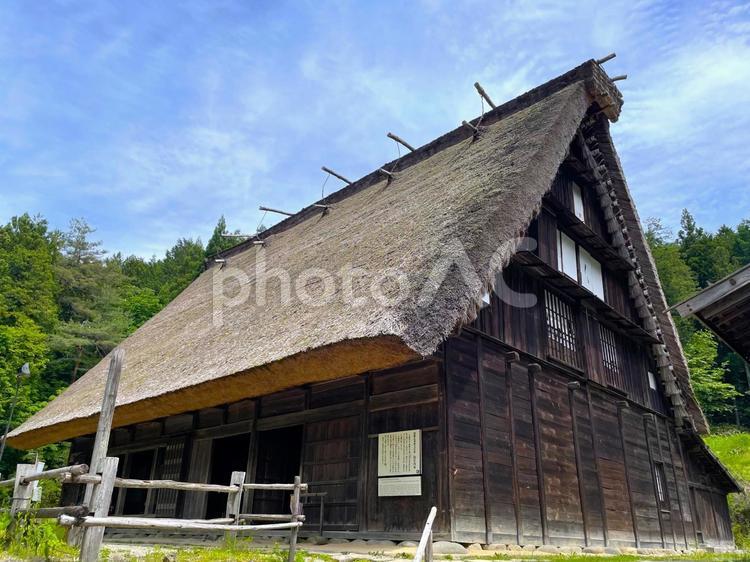飛騨の里古民家 古民家,飛騨の里,合掌造りの写真素材