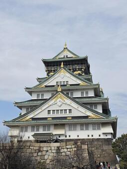 大阪城 大阪城,天守閣,お城の写真素材