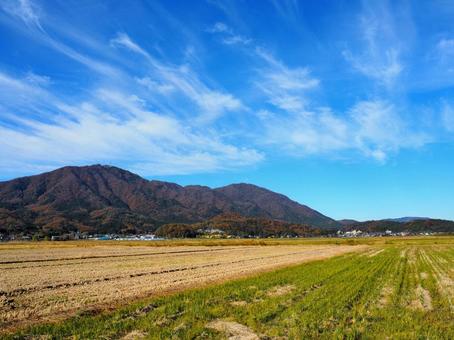 秋の景色２９ 秋,紅葉,山の写真素材