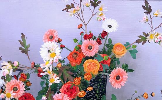 造花の花飾り/しまね花の郷 造花の花飾り/しまね花の郷 花飾り,造花,フラワーアレンジメントの写真素材