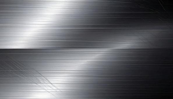 ブラックヘアラインの金属背景の写真