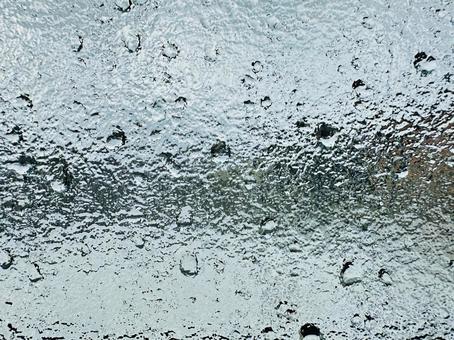 雨水　水滴　ガラス水滴 水滴,しずく,水の写真素材