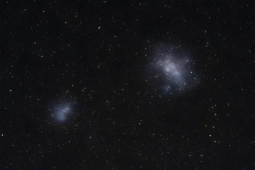 大小マゼラン雲 大小マゼラン雲の写真